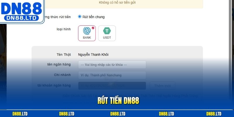 Rút Tiền DN88 - Nhanh Chóng, An Toàn Và Bảo Mật Tuyệt Đối