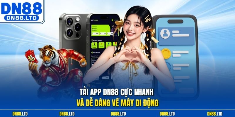 Tải app DN88 cực nhanh và dễ dàng về máy di động