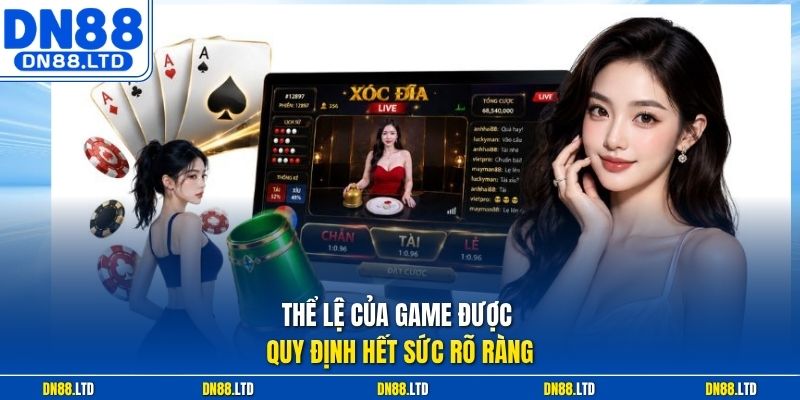 Thể lệ của game được quy định hết sức rõ ràng
