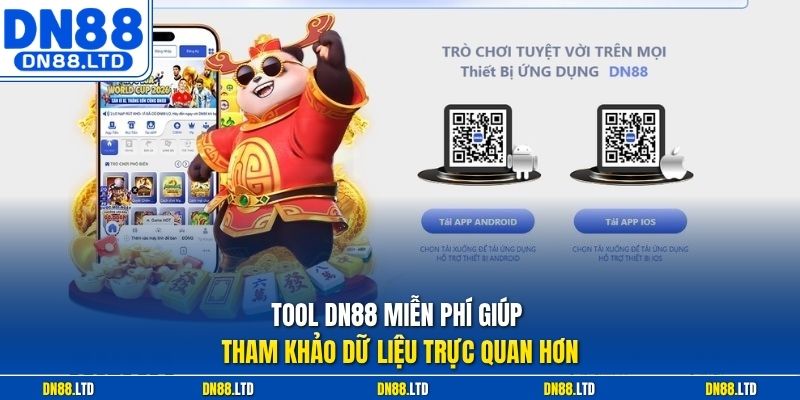 Tool DN88 miễn phí giúp tham khảo dữ liệu trực quan hơn